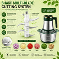 5 speed stainless steel kitchen chopper