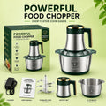 Electric chopper for meat vegetables and garlic