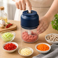 Garlic chopper electric USB Rechargeable – Mini Food Processor & Vegetable Cutter xafoora